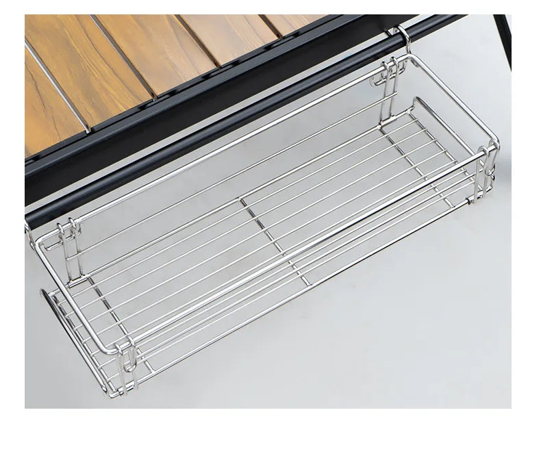 Outdoor Folding Table Extension Rack